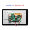 KIT-5E(32)  Raspberry Pi 5 (8GB RAM) KIT LCD 7 Inch MicroSD 32GB - Complete SET SIAP PAKAI